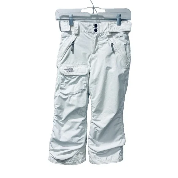 The North Face Girls Kids HyVent Insulated Snow Ski Pants Size 7 / 8 Youth XS - Picture 3 of 12